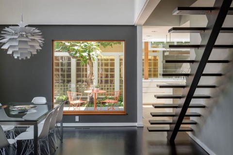 Schenone Residence | Stairs fabricated by Deform. Design: Risa Boyer. Photo: Aaron Leitz