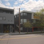 Facades along SE Gladstone Street || construction: DEFORM | design: LLOYD RUSSELL, AIA | photo: KMC