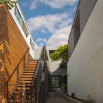 Exterior corridor || construction + metalwork: DEFORM | design: Lloyd Russell | photo: KMC